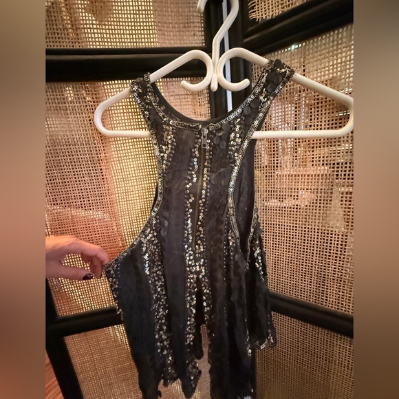 Pins & Needles Black Sequin Tank Top - Picture 3 of 5